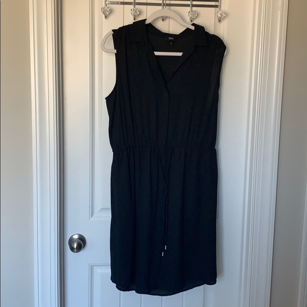 Black sleeveless dress Large